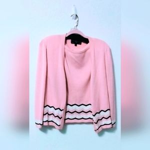 Women's Vintage St. John's Sport Knit by Marie Gray Cardigan Set Sz Med.